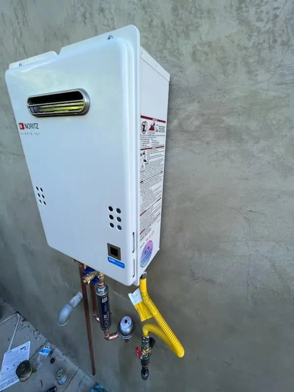 Tankless water heater installation for Morganville homes